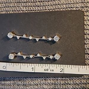 Lia Sophia Candle Light Dangle Earrings 1.5"